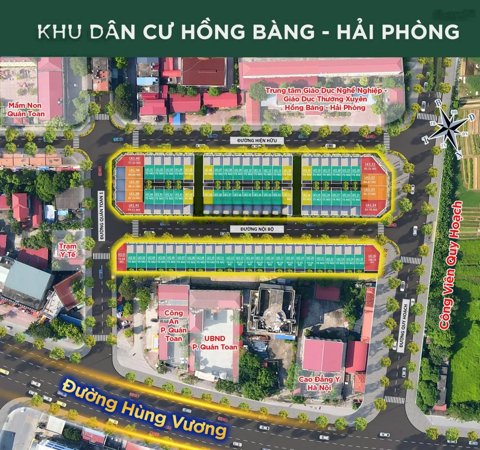 Chuyên quỹ căn đẹp dự án Hồng Bàng Midtown Quán Toan - Giá gốc chủ đầu tư ko chênh