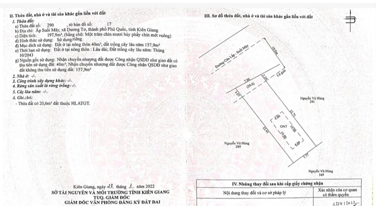 Bán lô đất 198m2 mặt đường Suối Mây. Có sẵn kiot cho thuê, sẵn nhà 3 phòng ngủ, có thổ cư, giá kẹt