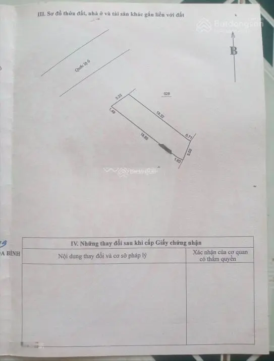 Chính chủ bán cắt lỗ 102m2 đất full thổ cư mặt đường Quốc Lộ 6 Kỳ Sơn Hòa Bình. Liên hệ: 0916 749 ***