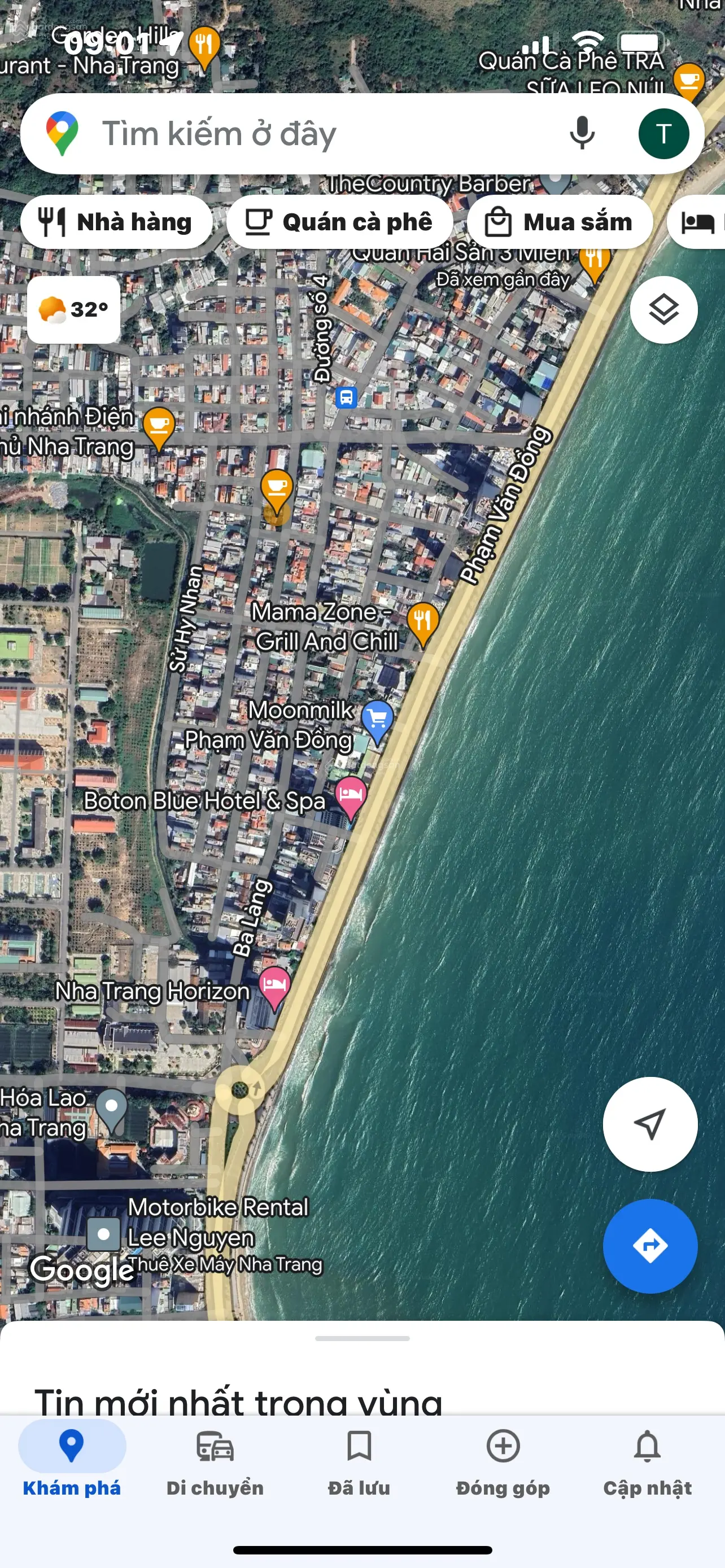 Bán đất đường Dương Hiến Quyền, Vĩnh Hoà, Nha Trang, dt 195m2 (ngang 7,2m) hướng đông - Giá 7,6 tỷ