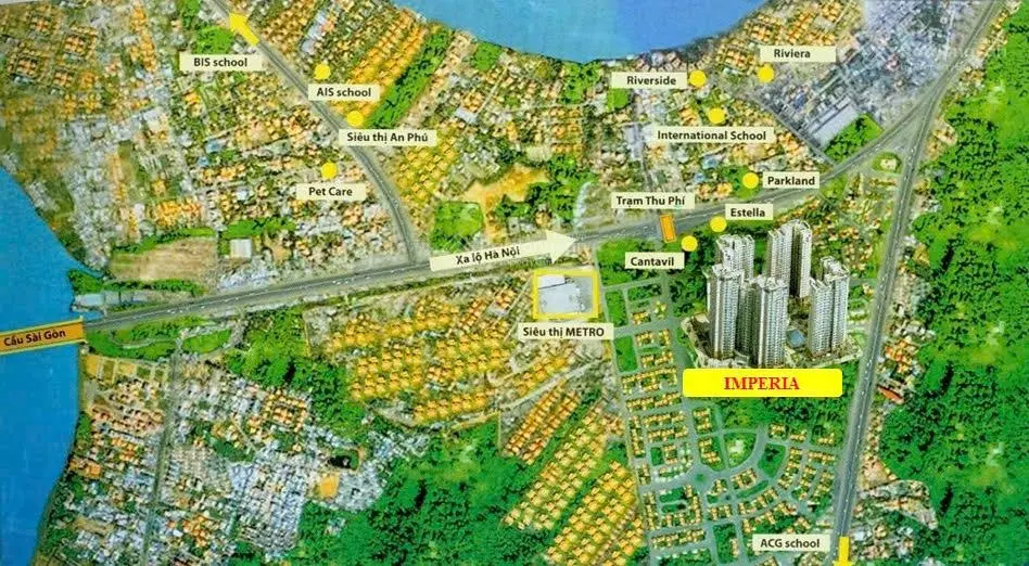 Chính chủ bán căn Imperia, phường An Phú, Quận 2 - 3PN - 131m full nội thất