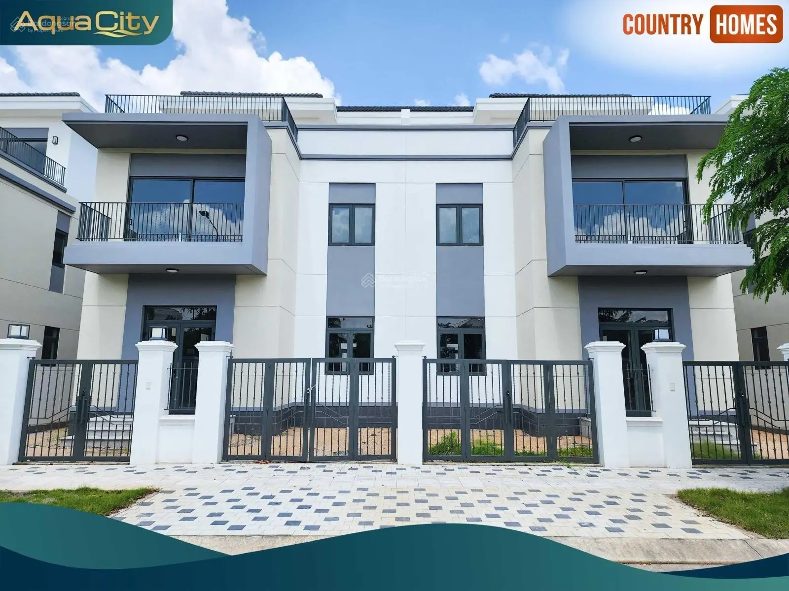 Biệt thự Song lập 10x20 siêu đẹp The Suite Aqua City giá 8.9 tỷ thấp nhất thị trường - PKD Novaland