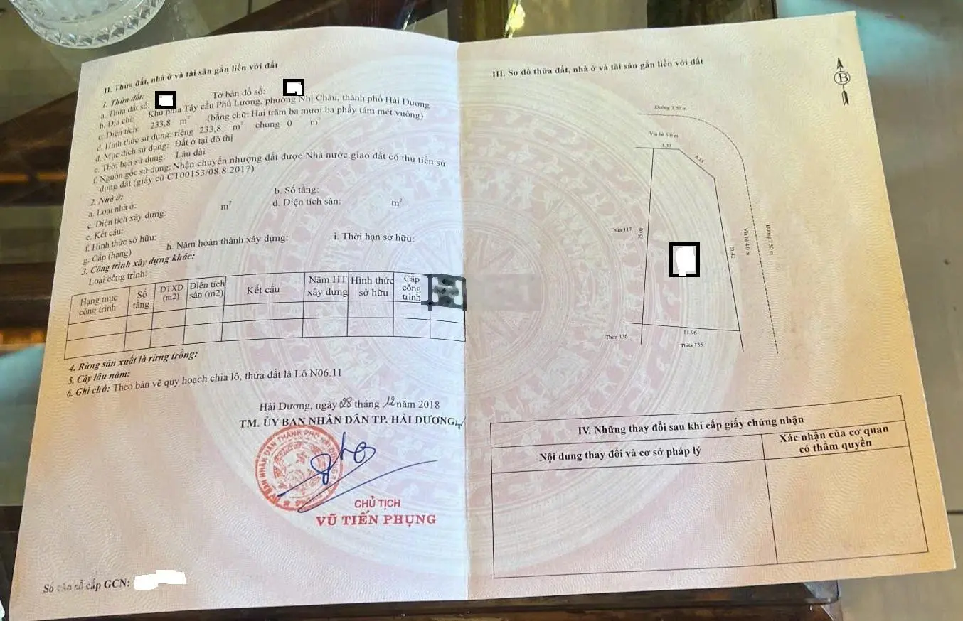 Cần bán đất tại Khu phía Tây cầu Phú Lương, Phường Nhị Châu, TP Hải Dương