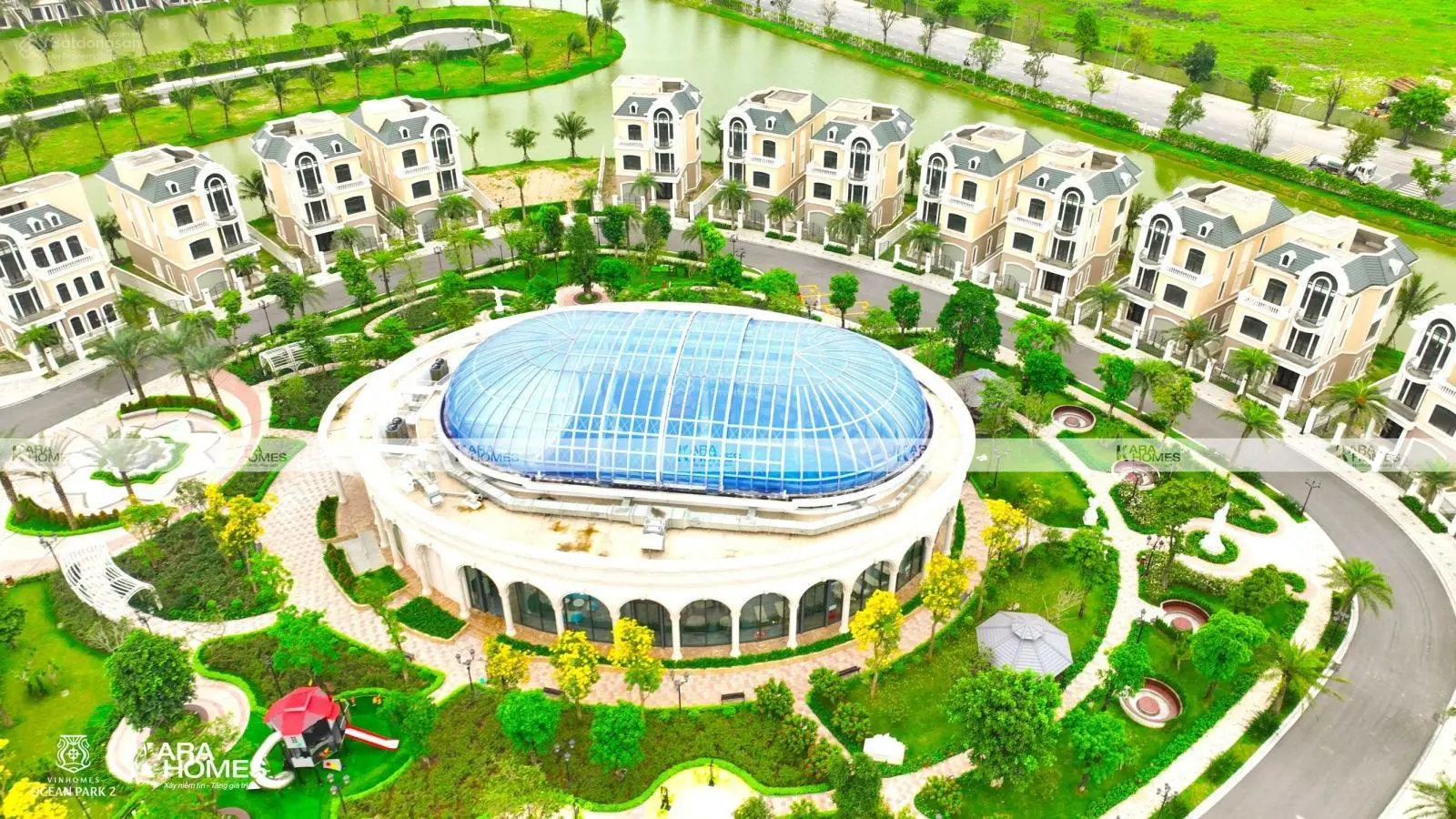 Bán biệt thự Ngọc Trai Vinhomes Ocean Park 2 - Giá tốt view sông - NT2 - 1X