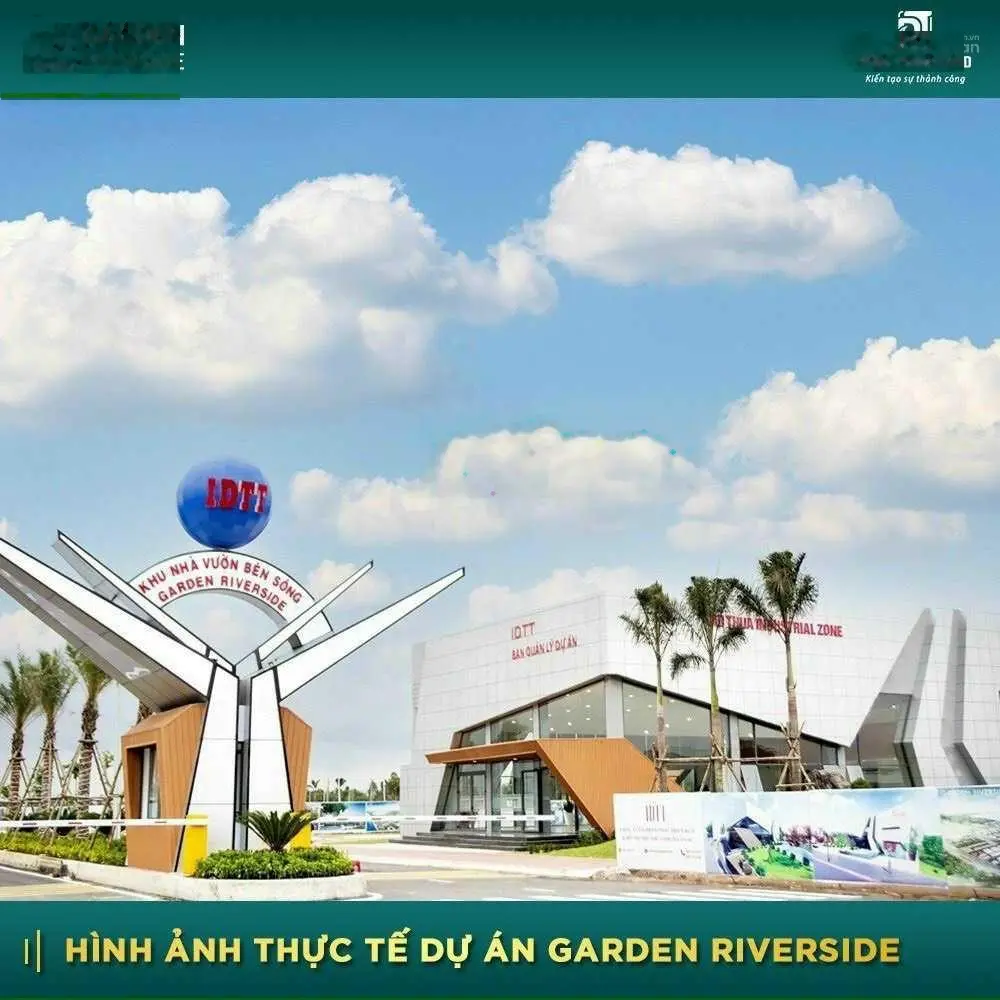 Chính chủ lô 3 nền 150m2 dự án Garden Riverside kế trung tâm hành chính huyện Thủ Thừa SHR