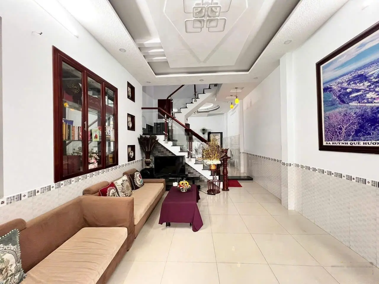 Bán nhà khu chợ Tân Trụ, nhà 56m² Hoàng Bật Đạt xây 1 trệt 4 lầu. Hẻm 7m sổ hoàn công,giá 2 tỷ 650.