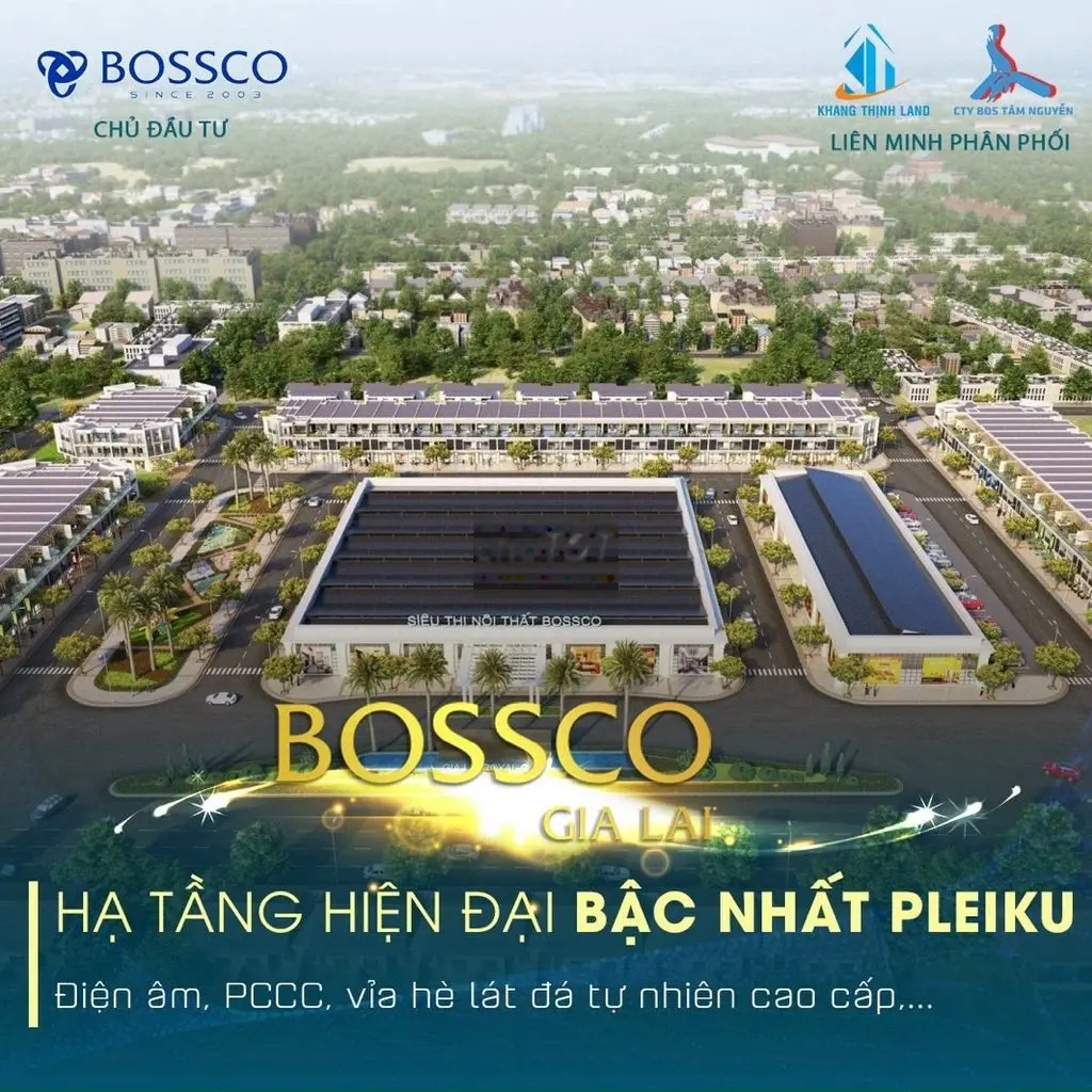 Đất nền Khu đô thị BossCo, Pleiku, Gia Lai