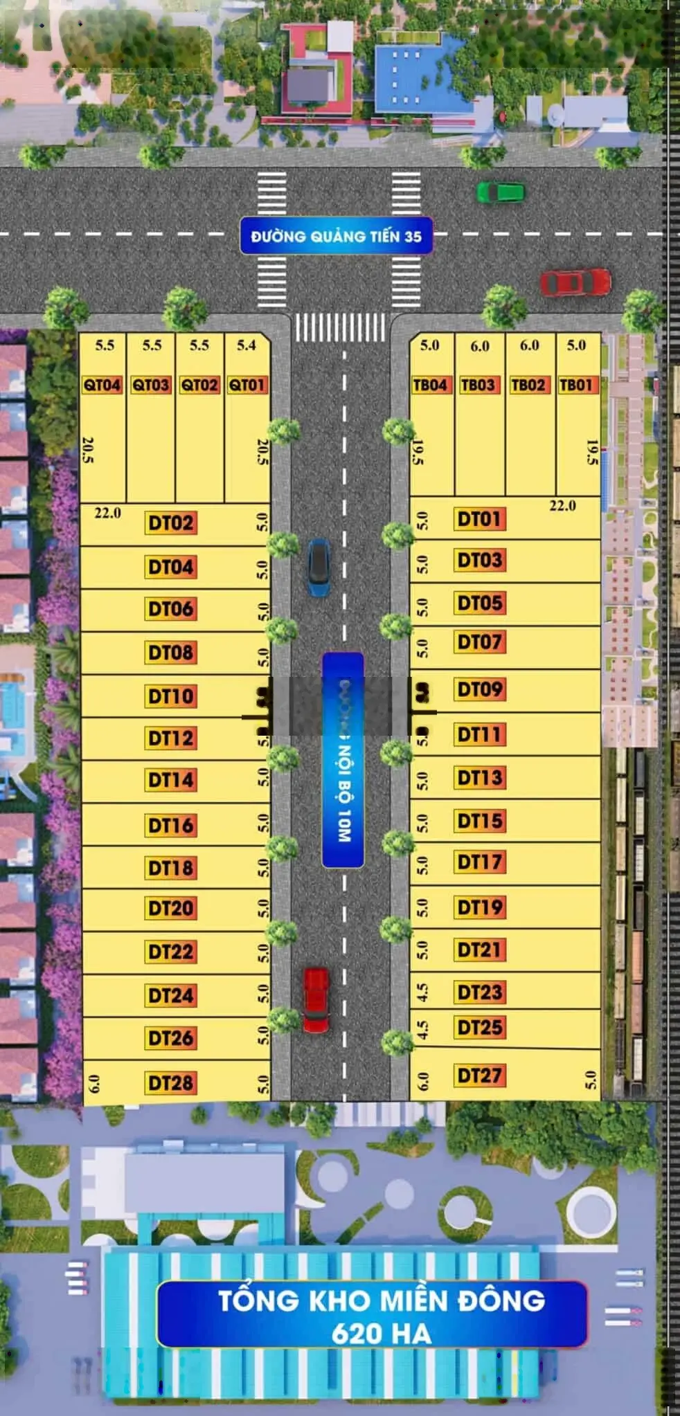 2 Dự án KDC gần sân bay Long Thành