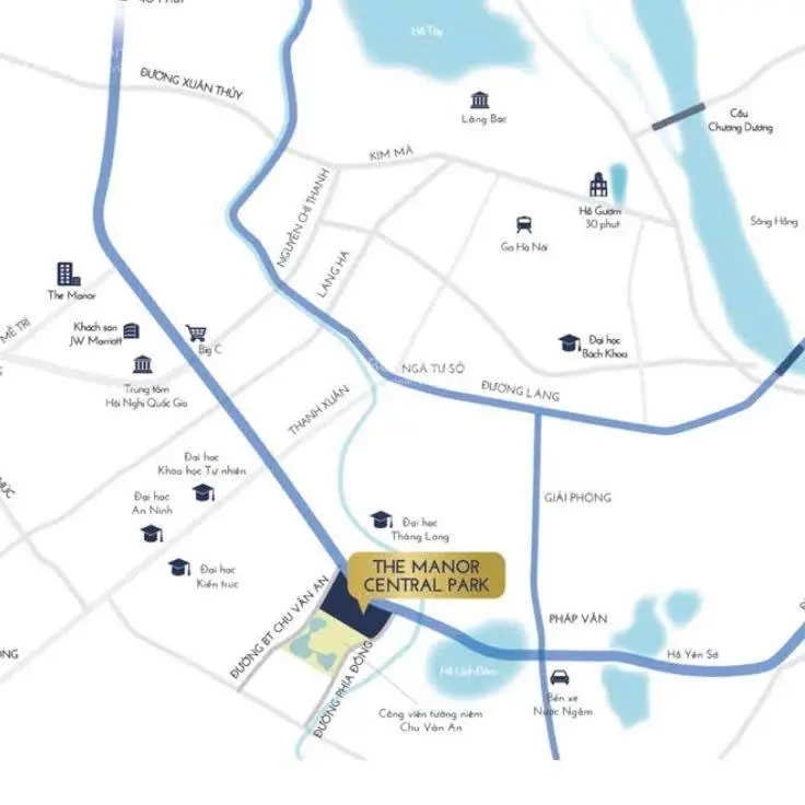 Liền kề The Manor Central Park, Nguyễn Xiển, Giá 52 tỷ, DT 208m2, MT 20.12m, 5 tầng xây thô