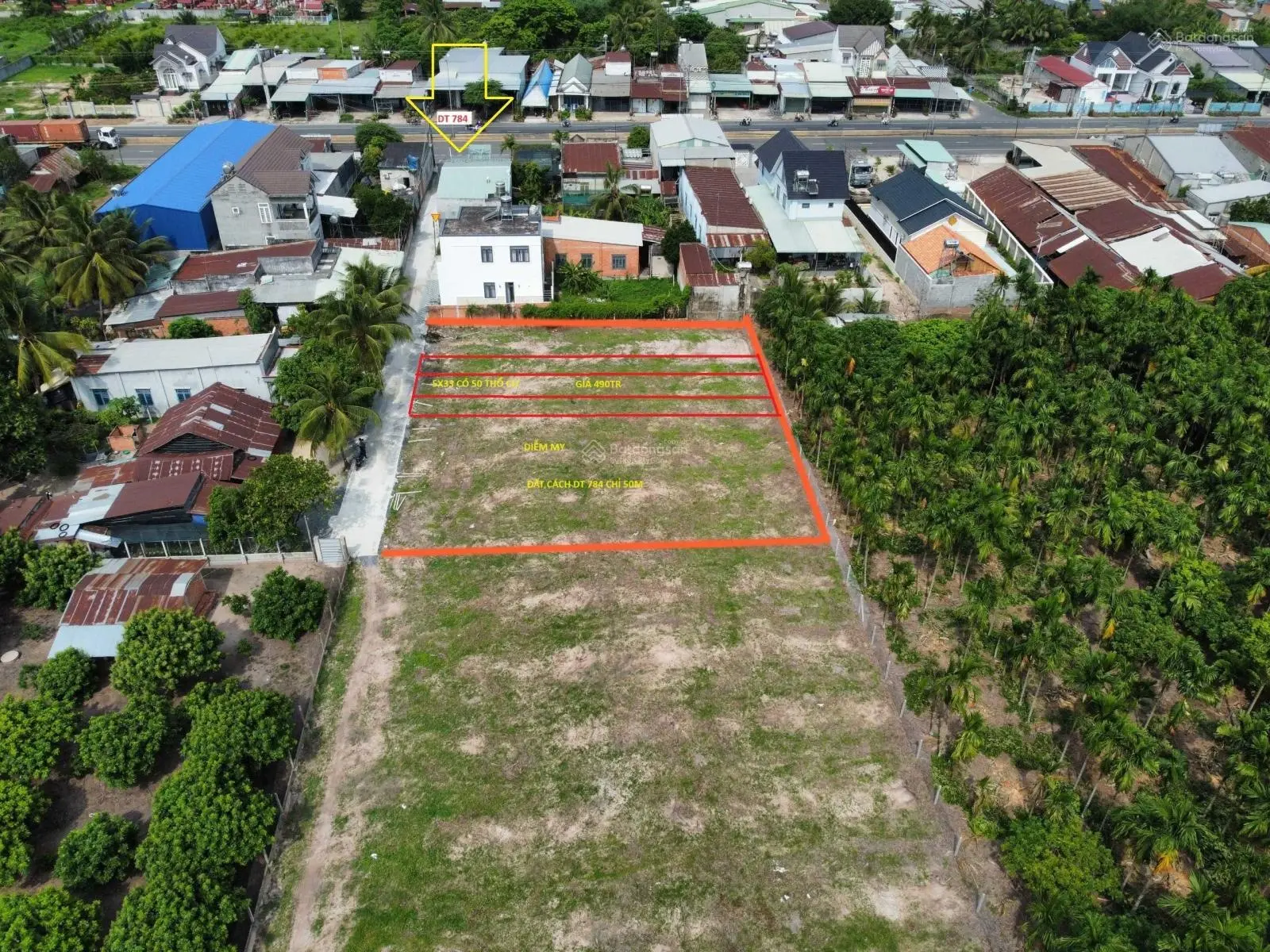 Bán đất thổ cư giá thương lượng, diện tích 174 m2, tại Truông Mít, Dương Minh Châu, Tây Ninh