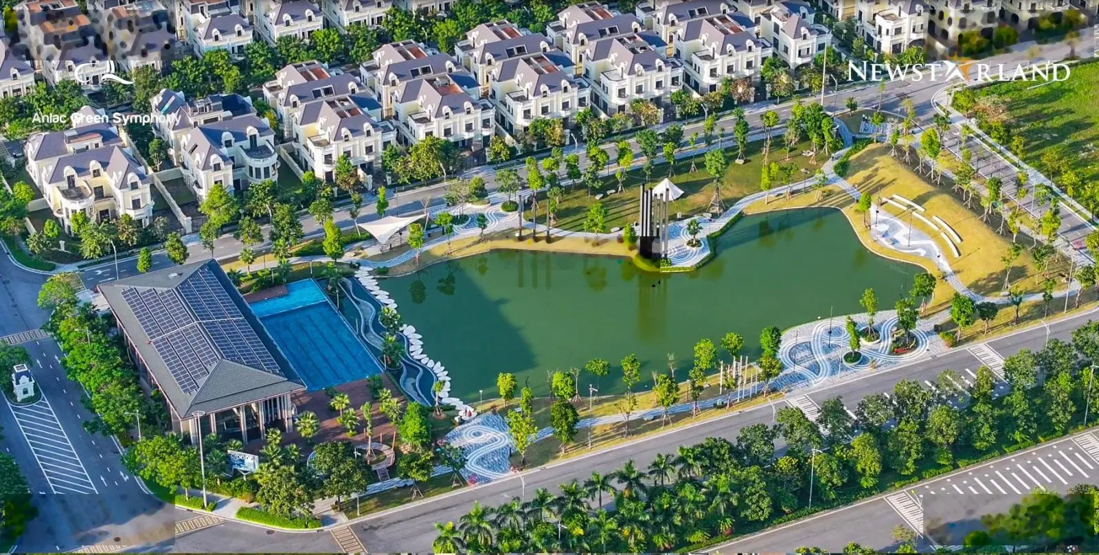 Bán song lập 125m2 khu đô thị anlac sympoly xuân canh 0986 099 ***