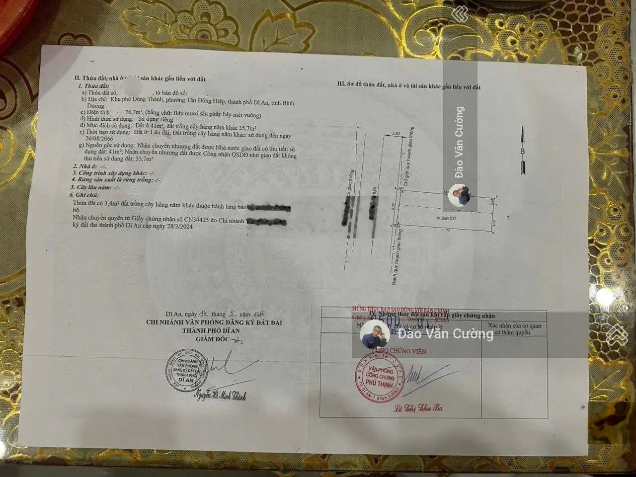 Nhà ngay ngã ba Cây Điệp 1trệt 1lầu DT: 63m2 giá 2.7tỷ đường thông ở và kinh doanh buôn bán tốt
