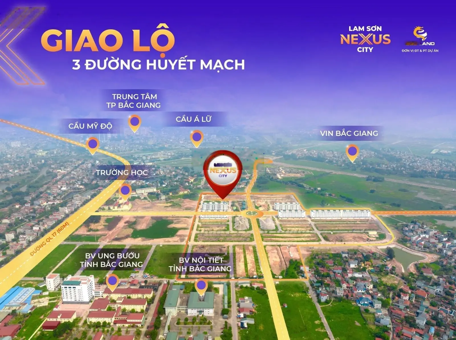 Bán nhanh lô đất giá sốc chỉ 2, X tỷ sẵn sổ tại KĐT Lam Sơn Nexus city, Phường Mỹ Độ, TP Bắc Giang