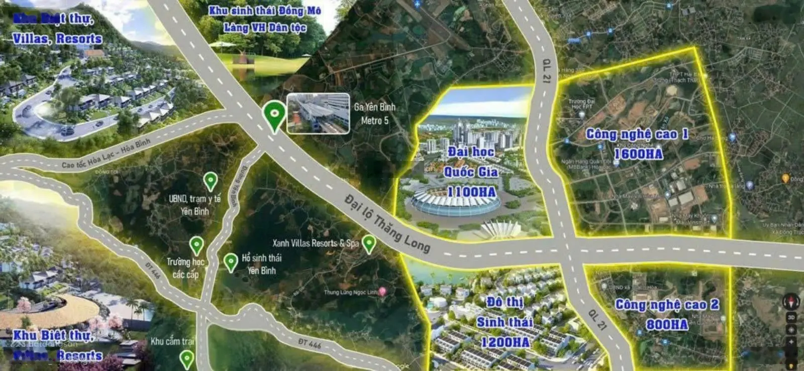 Bán đất nền hòa lạc vốn đầu tư chỉ 2,5 tỷ/lô diện tích 110m2, khu công nghệ cao Hòa Lạc 0328 862 ***