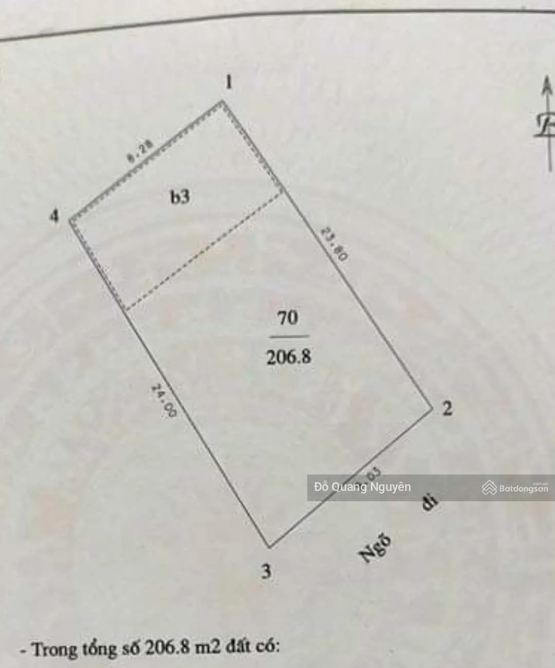 Bán đất Thái Hà tặng nhà 4 tầng, diện tích khủng giá đầu tư. 206m2, MT 9m, 42 tỷ