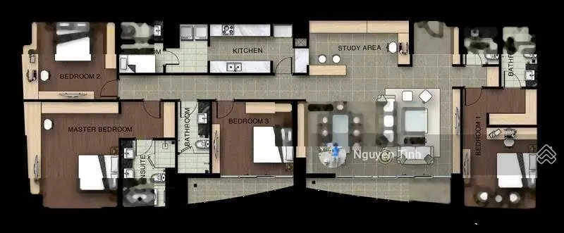 Chính chủ bán căn 4PN 235m2 Chung cư Water mark Tây Hồ full đồ, tầng cao view hồ Tây, sổ lâu dài