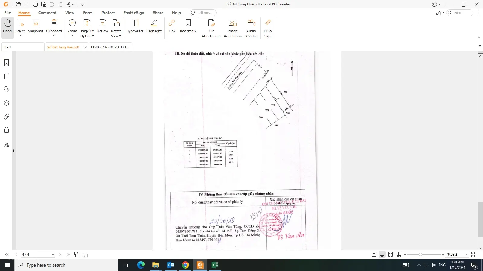 Bán nhanh lô đất mặt tiền Võ Vân Bích, Bình Mỹ, Củ Chi 96.2m2 giá 3.4 tỷ