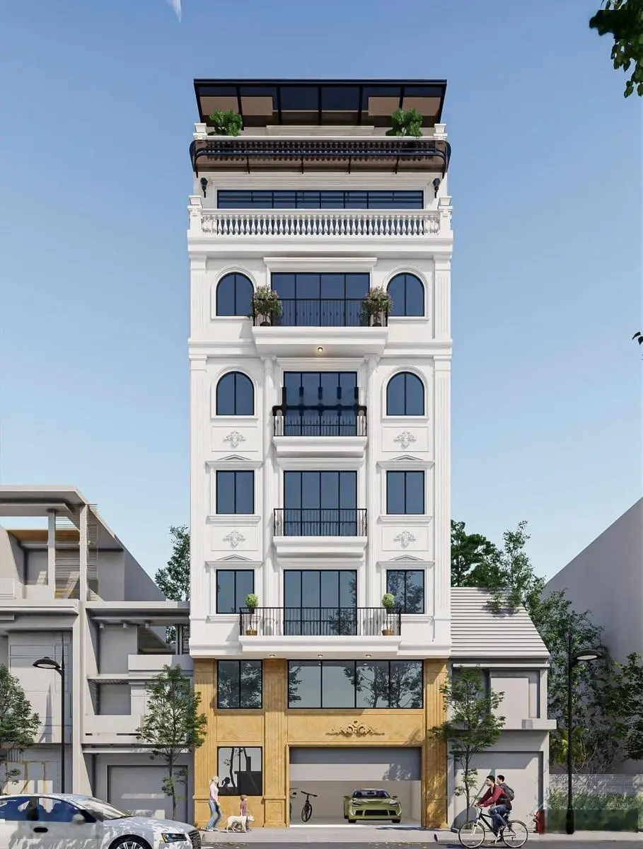 7 tầng thang máy mới cực đẹp Nguyễn Chí Thanh sổ 50m2 vuông đẹp