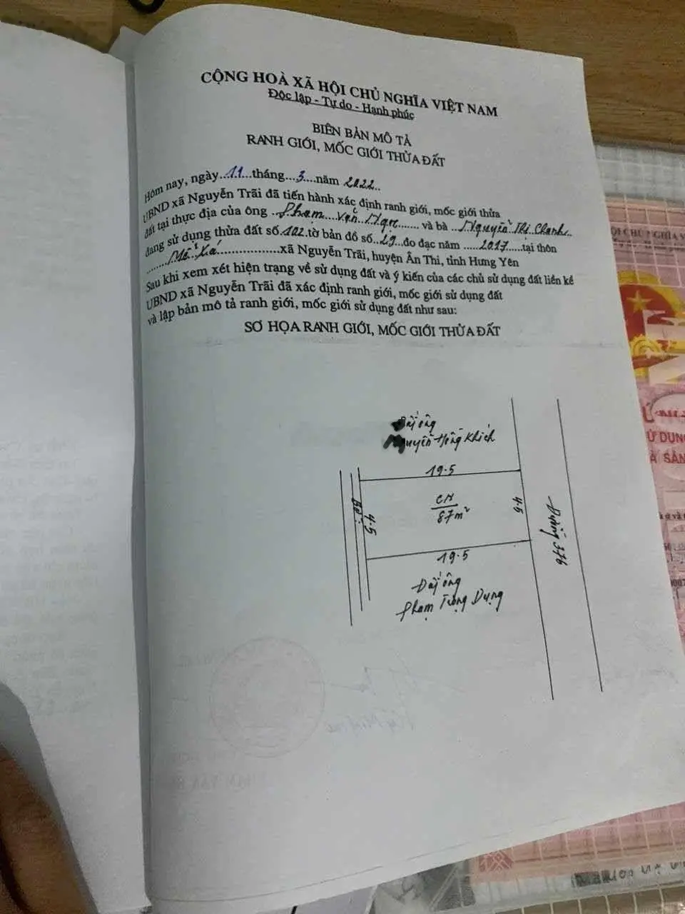 Bán NR đẹp xuất sắc tại đường 200, Ân Thi, Hưng Yên, giá 3,3 tỷ, 87,7m2