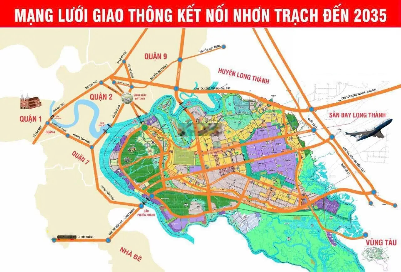 Bán đất nền 300m2 tại Nhơn Trạch, Đồng Nai; sổ hồng của chính chủ