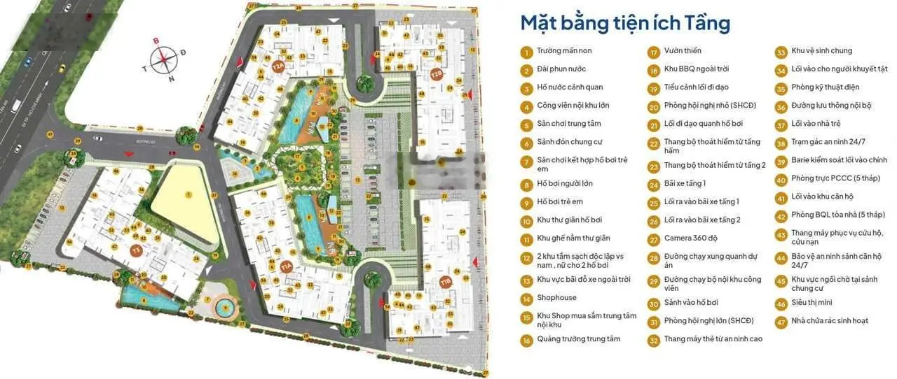 Căn hộ 63m2 Destino Centro giá thấp nhưng chất lượng sống phải cao. Chỉ từ 900 triệu/căn