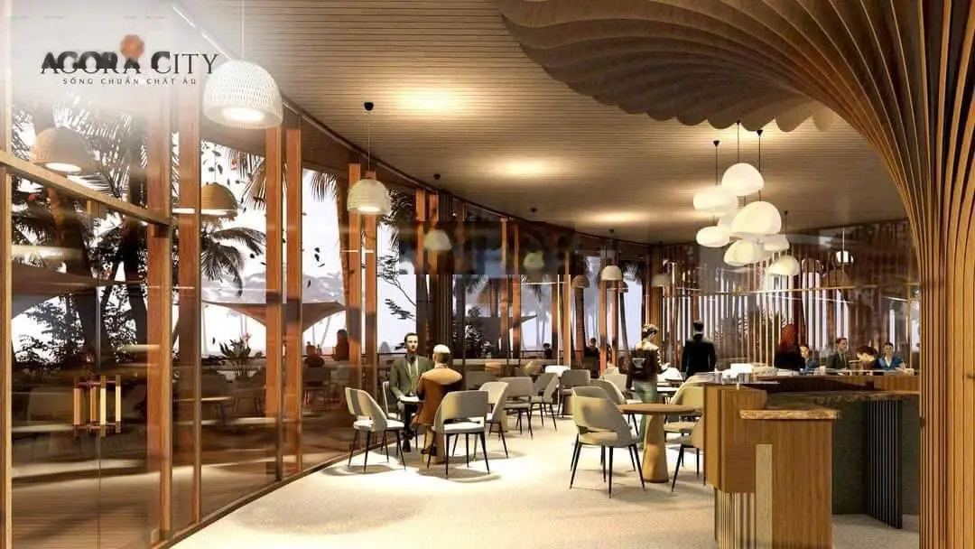 Agora City. Là khu dân cư kiểu mẫu. Nằm liền kề trung tâm hành chính huyện Thủ Thừa, Long An