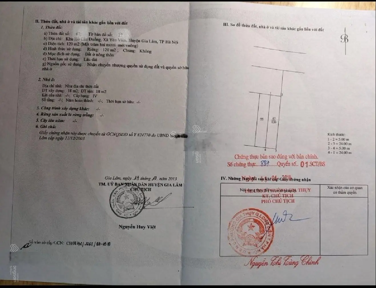 Siêu phẩm 102 nhà 2 mặt phố 1 mặt ngõ via he kinh doanh 120m/300m sử dụng phố Thiên Đức &Phan Đ Lưu