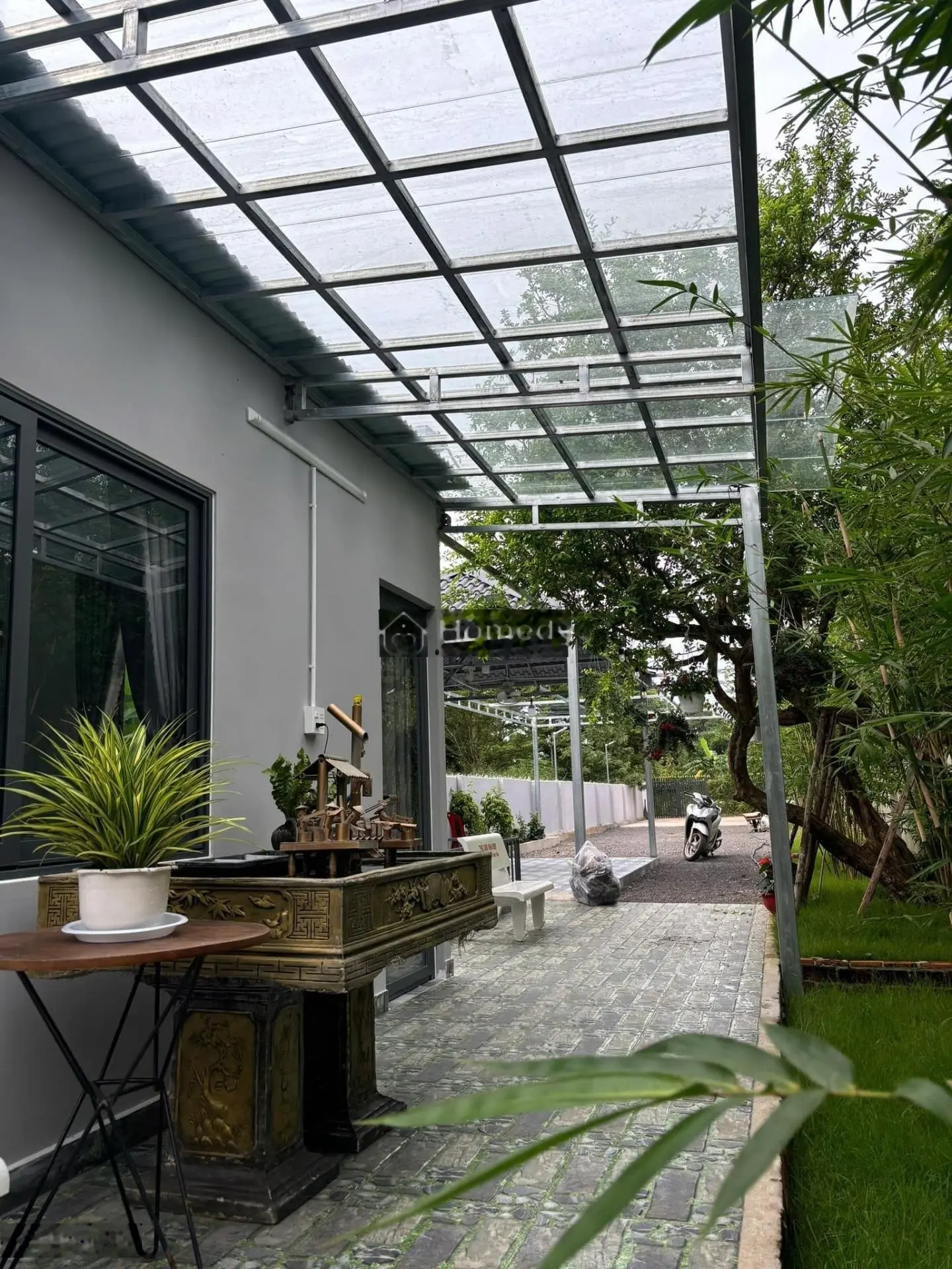 Nhà vườn 223m2, MT đường nhựa, SHR, Xã Tân Thông Hội, Giá 1 tỷ 150.
