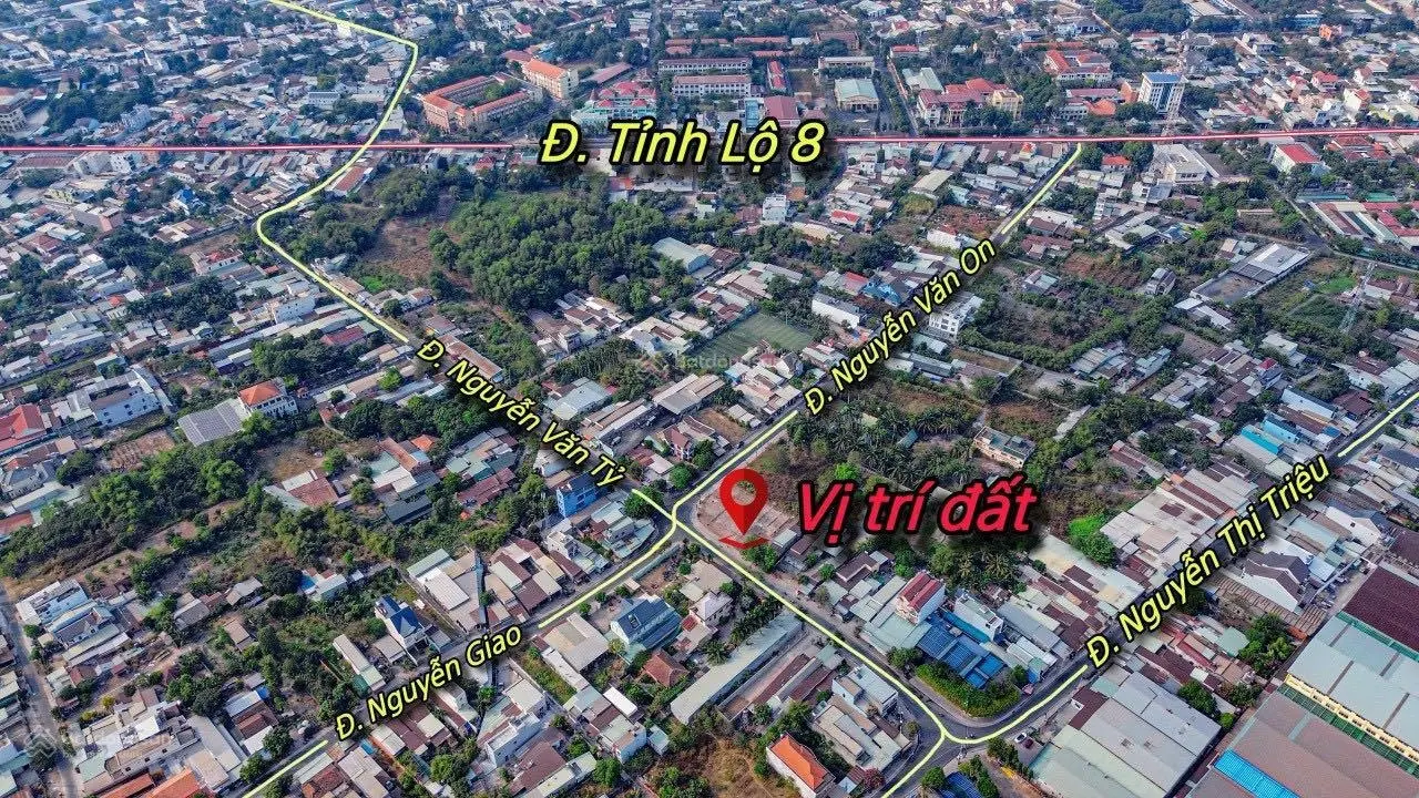 Mặt tiền Nguyễn Văn Tỷ 150m2 - siêu phẩm giá tốt ngay thị trấn, sổ hồng riêng