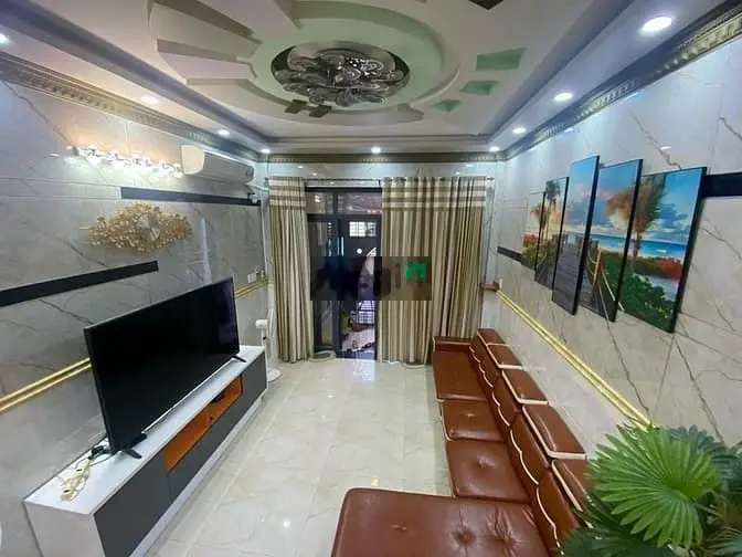 Bán Nhà Mới Đúc 4 Tấm , Dt ( 4x14m ) Đường Bình Tri Đông . 5,55 tỷ