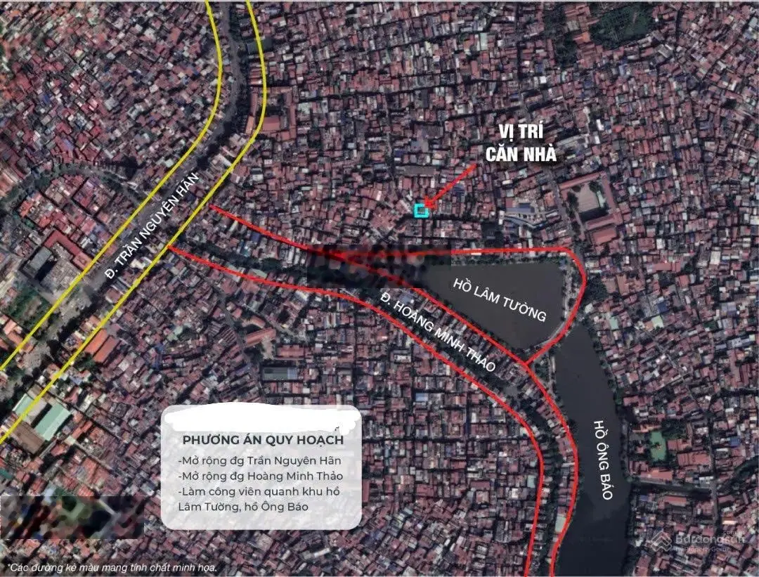 Cần bán nhà 4 tầng căn góc hồ Lâm Tường (tuyến 2 Hoàng Minh Thảo). Nhà đẹp ô tô đỗ cửa