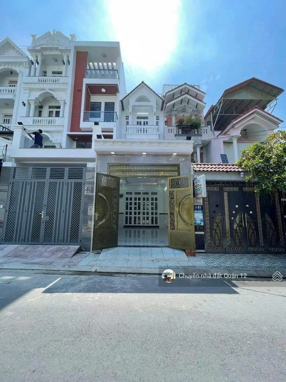 Nhà phố 4m x 25m. 3 tầng Mặt tiền Đường Hiệp Thành 26
