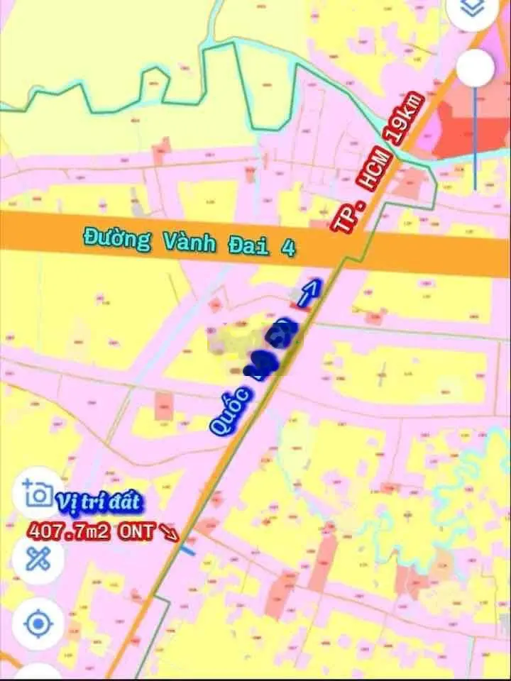 đất mặt tiền quốc lộ 50