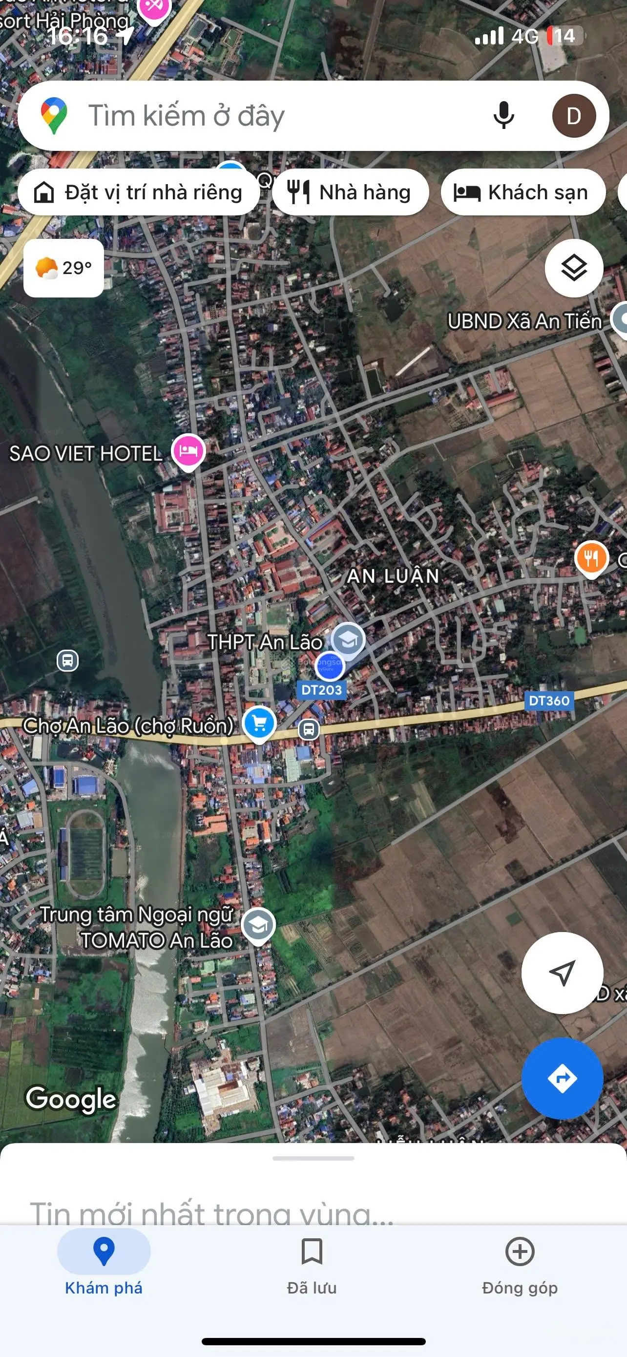bán đất thị trấn an lão mặt tiền 7m ,