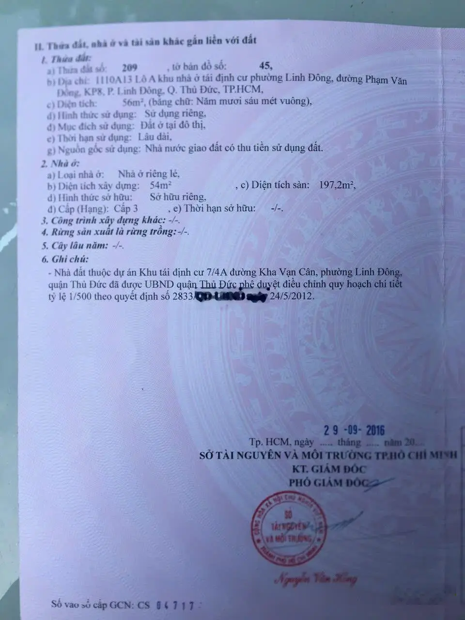 Bán nhà mặt phố tại Phạm Văn Đồng, 16 tỷ, diện tích xây dựng 54m2, diện tích sàn 197,2m2, 5PN, 3WC