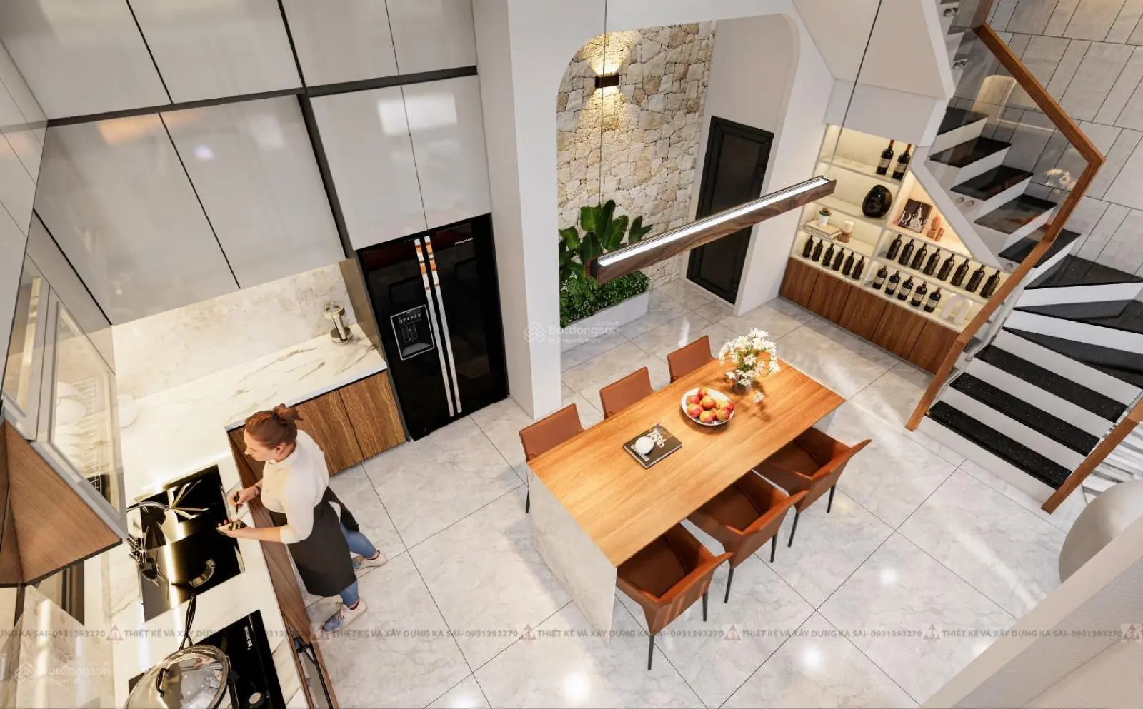 Nhà 4 tầng mới xây gần trường chuyên Lam Sơn