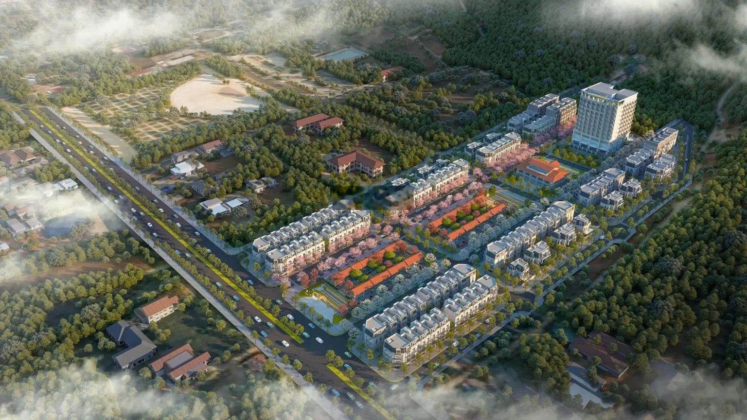 Chính chủ bán căn nhà phố tại khu đô thị Panacea Hill Mộc Châu 105m2, 4 tầng, giá 6,768 tỷ