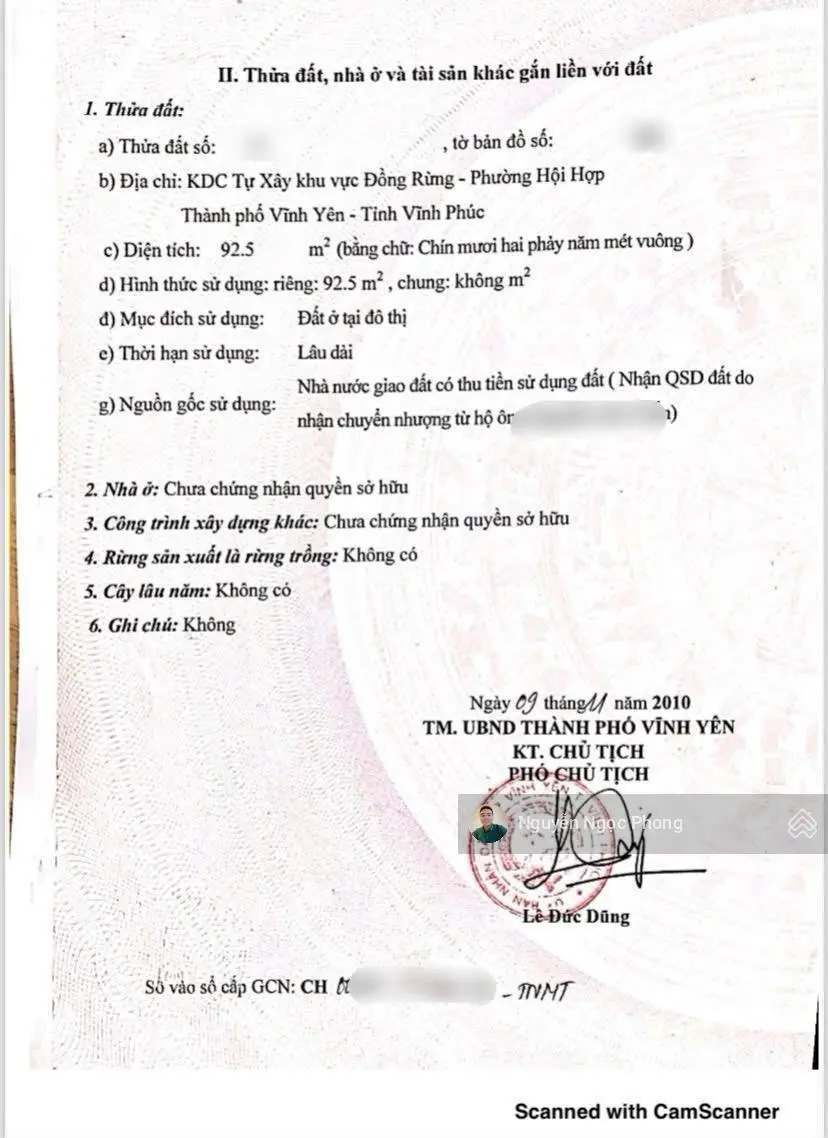 92,5m2 mặt đường Quang Trung, Hội Hợp quy hoạch 19.5m kinh doanh buôn bán tốt mà chỉ có giá 2.7x tỷ