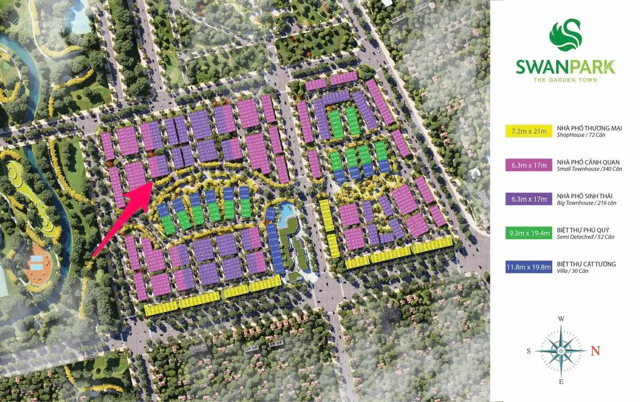Cần bán nhà phố góc căn A07.17 Swanpark 1A giá 7.5tỷ LH: 0937864988