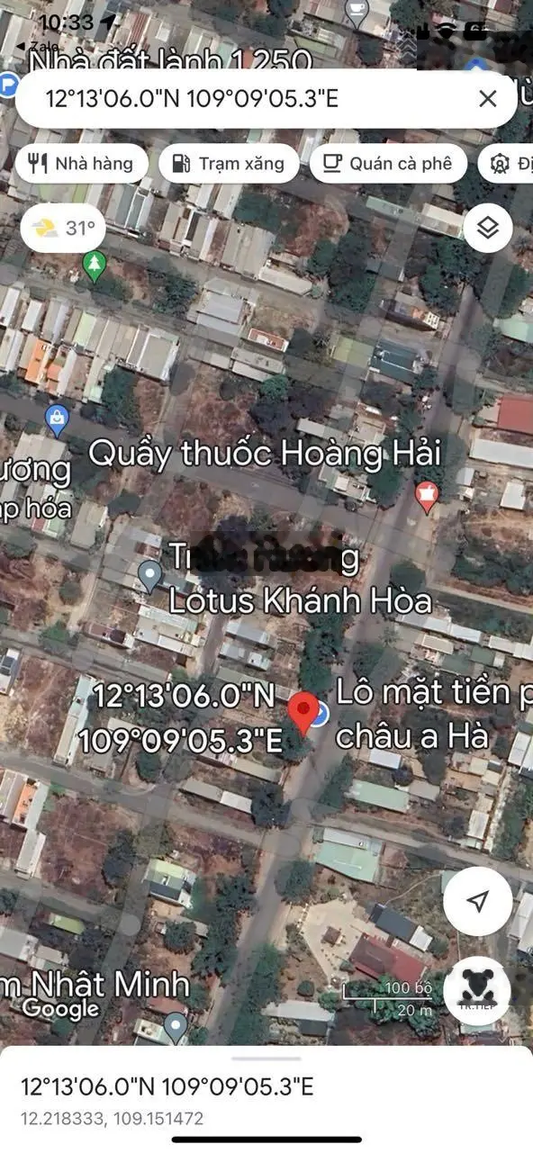 Bán đất mặt tiền Phong Châu - Vĩnh Thái - Nha Trang0934 371 ***