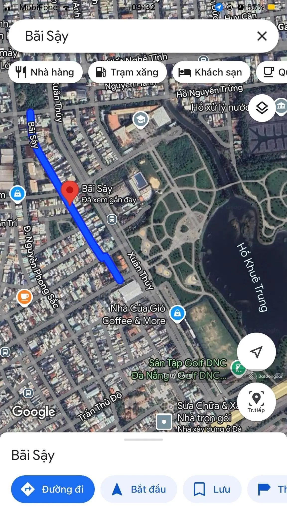 Bán nhà cấp 4 đường 5m5 Bãi sậy 87m2 kép đường luồng 1m2 đối diện công viên - Khuê Trung