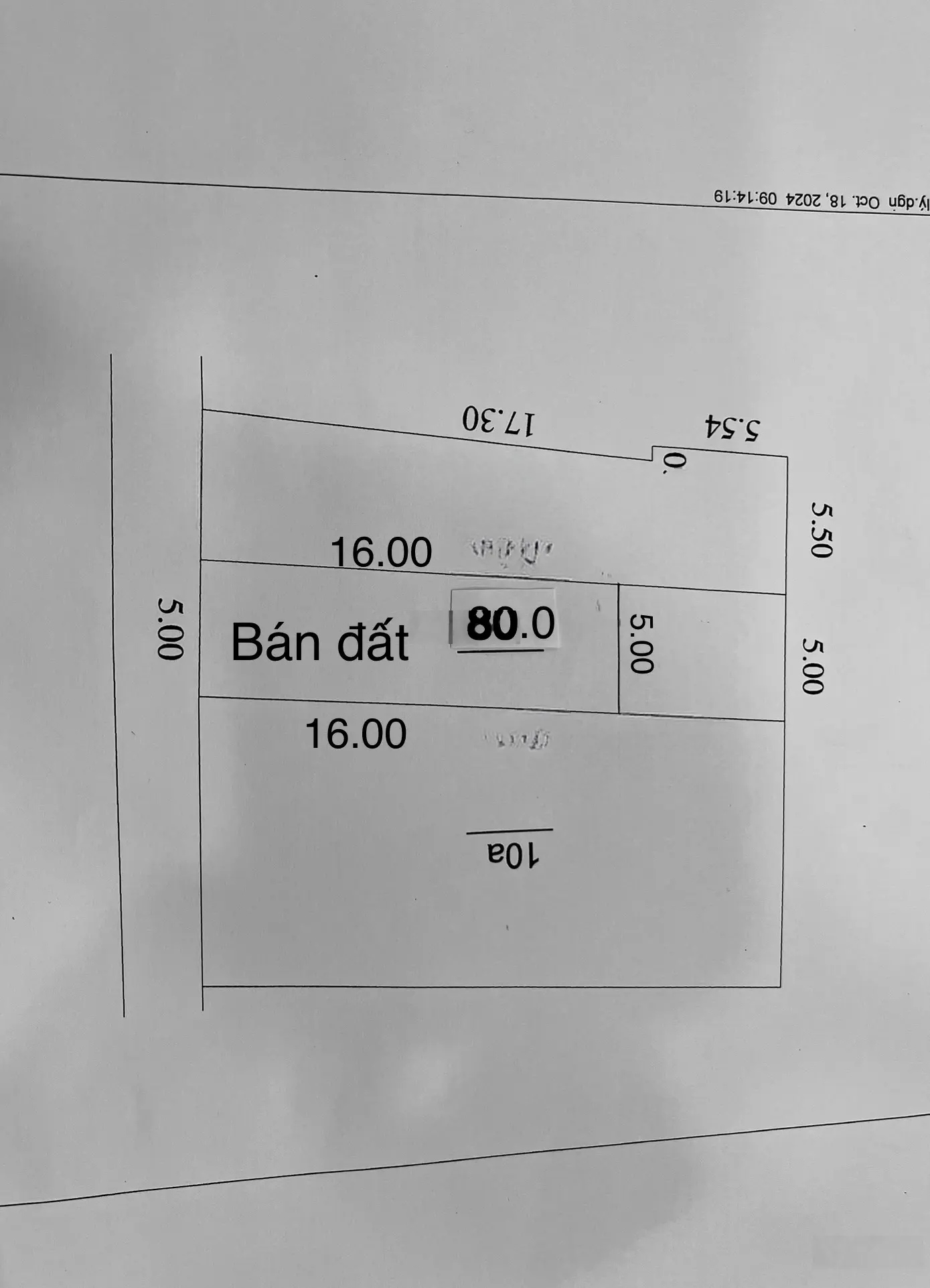 Bán 80m2 thổ cư tại Xóm Núi, Nguyên Khê, Đông Anh, Hà Nội