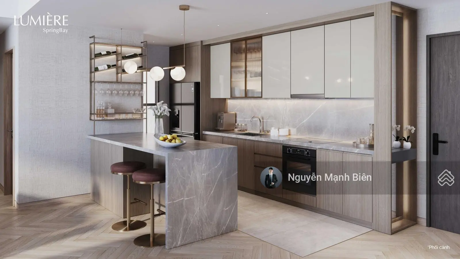 Quỹ Độc Quyền căn hộ 1PN+1 LUMIER SPRING BAY ĐN View Hồ Tạo Sóng Royal Wave Park VHOCP2, CK tới 20%