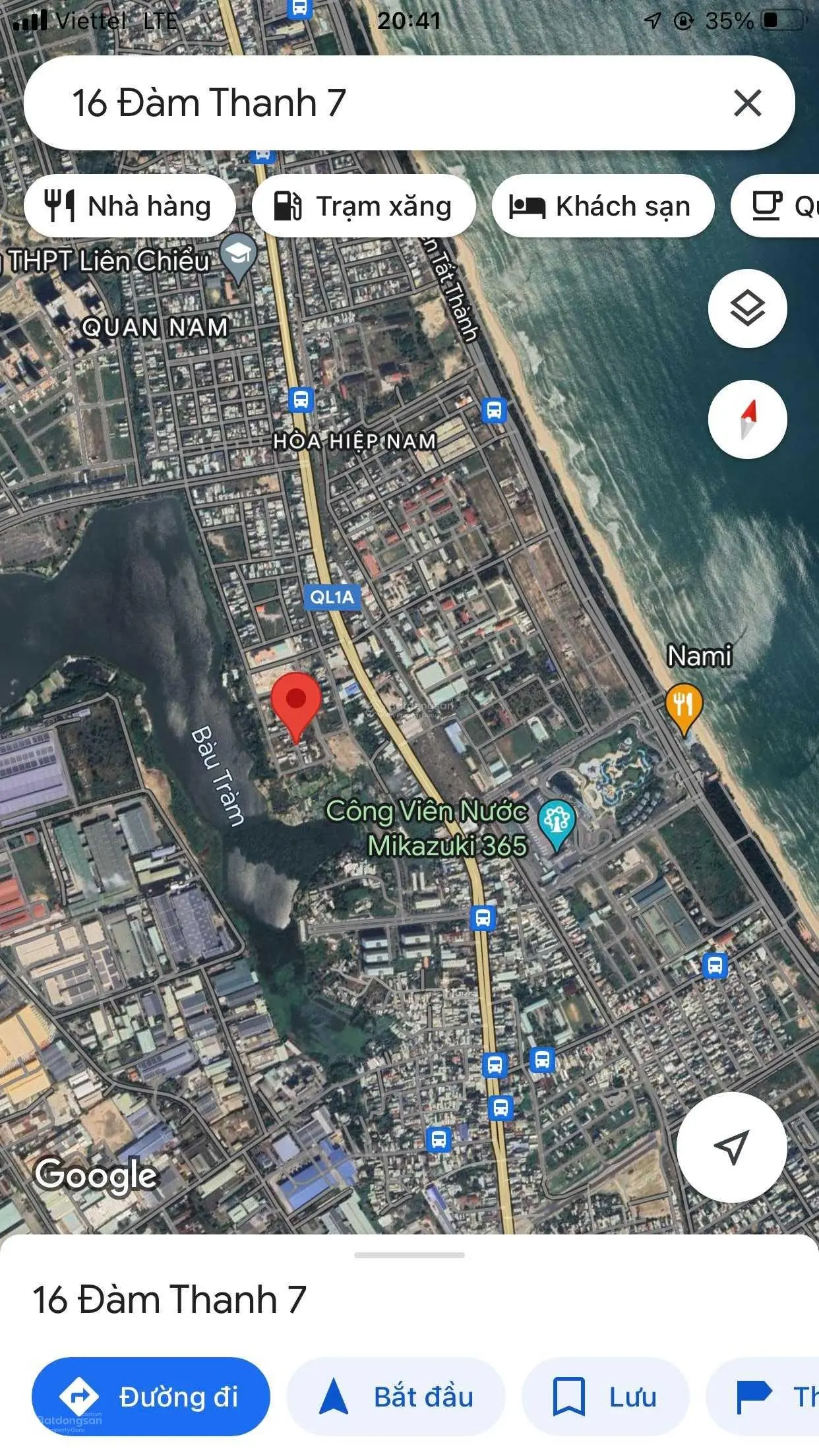Bán đất Đàm Thanh 7, 2 lô liền kề gần hồ Bàu Tràm, Gần Mikazuki