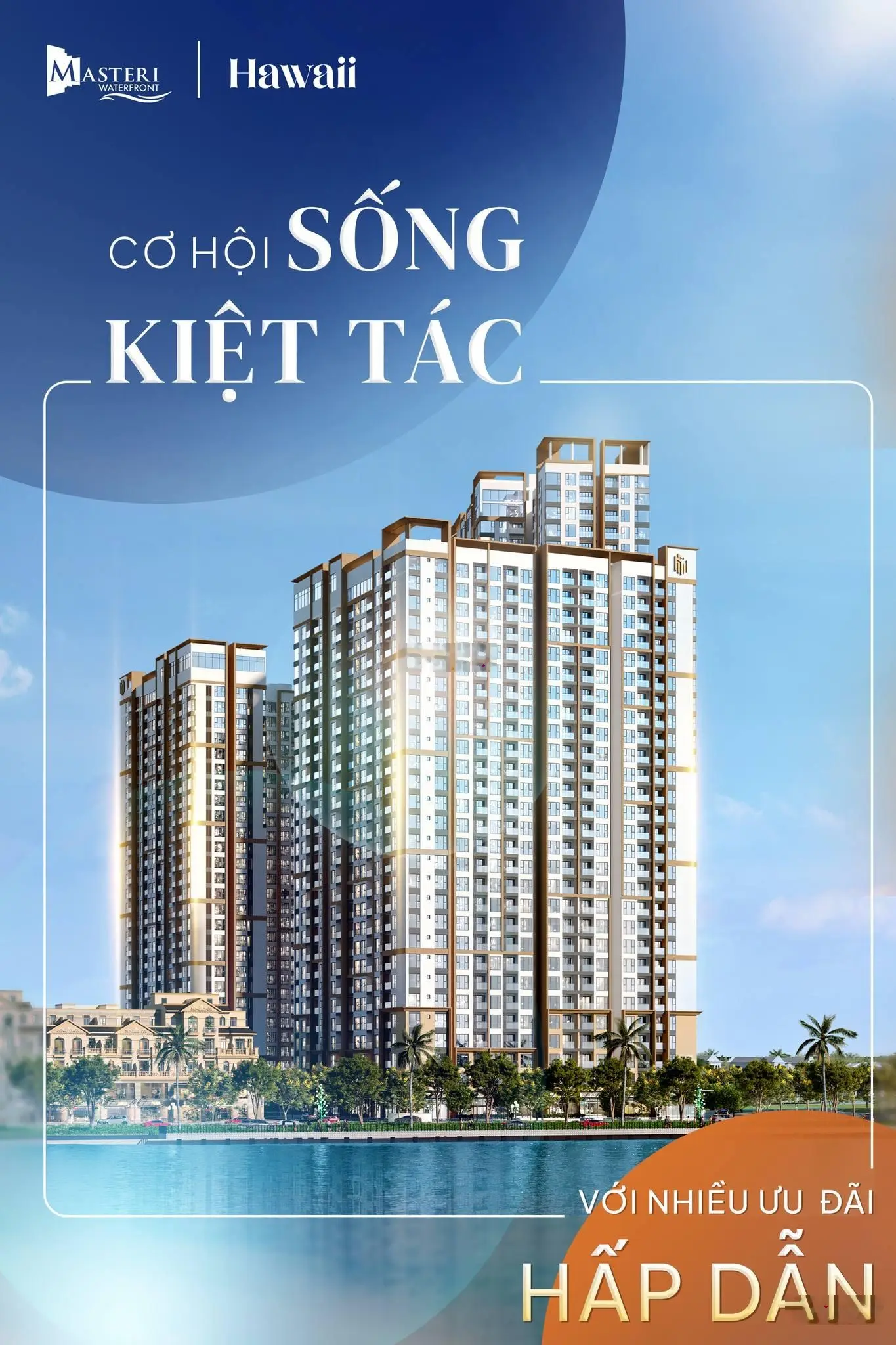 Bán căn hộ 2PN2VS phân khu Hawaii, tầng đẹp, bàn giao NT cao cấp, view sông, biệt thự Ngọc Trai