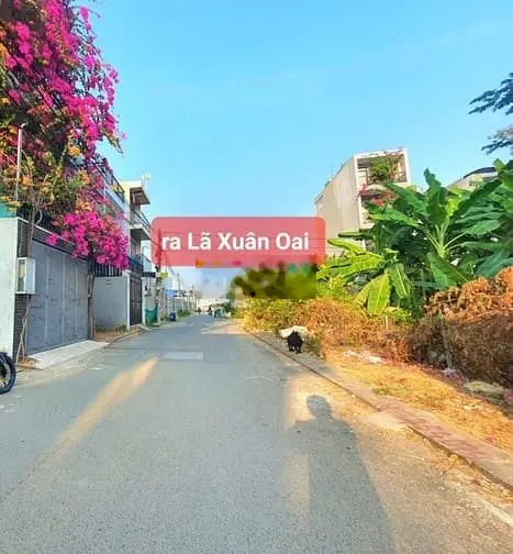 Bán đất 1 xẹt đường lã. Xuân oai. P long trường .Q9