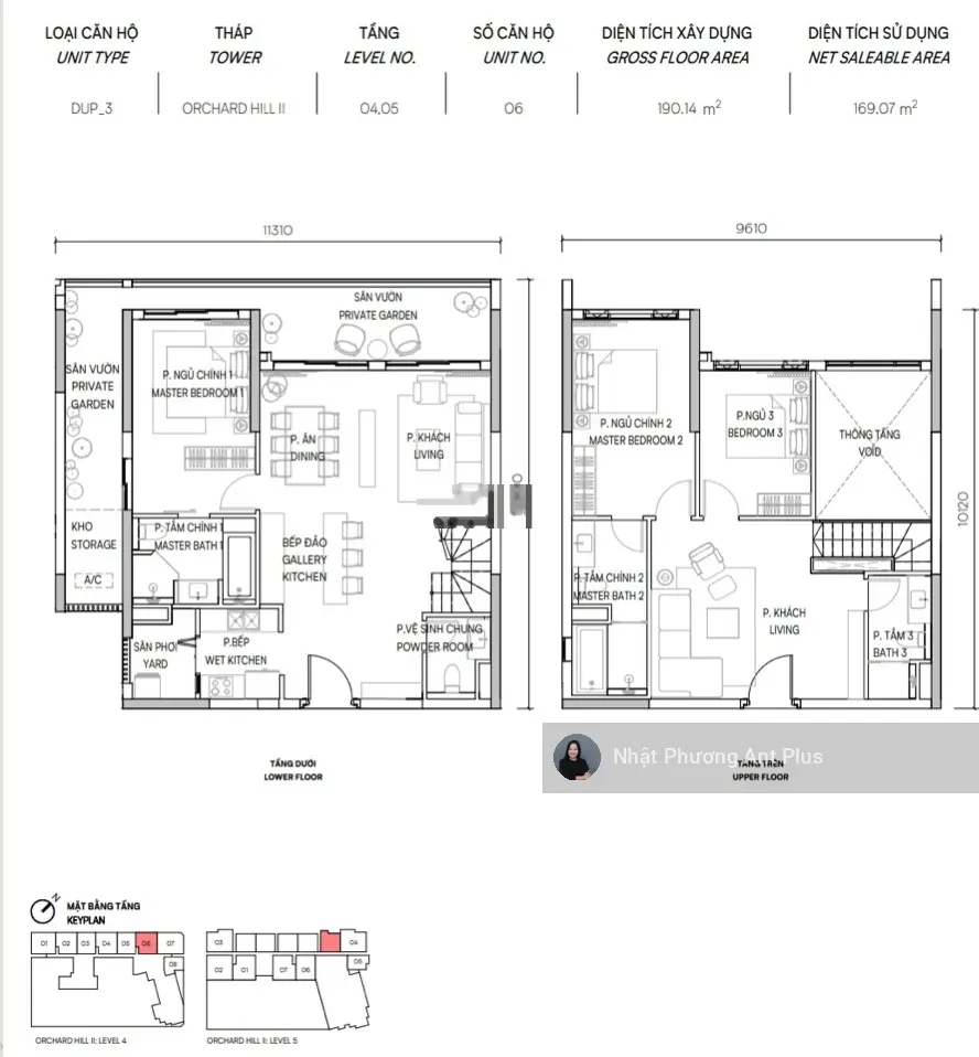 Bán căn Hộ Duplex Orchard Hill Sycamore mua từ chủ đầu tư Capitaland với chính sách tốt