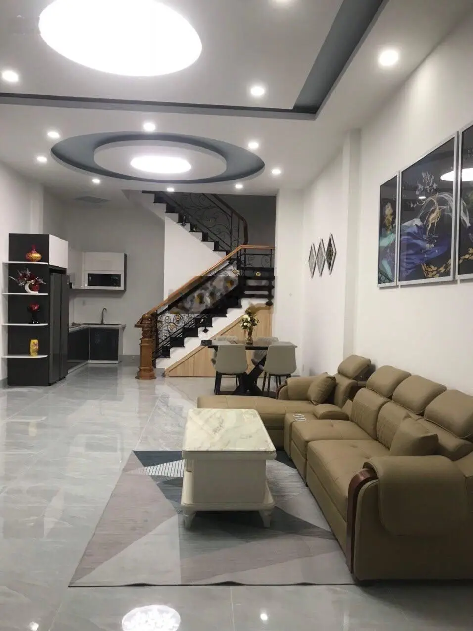 Nhà 2 lầu mặt tiền NTMK - KP8 phường Phú Hoà - Liên hệ 0964859456 trân trọng