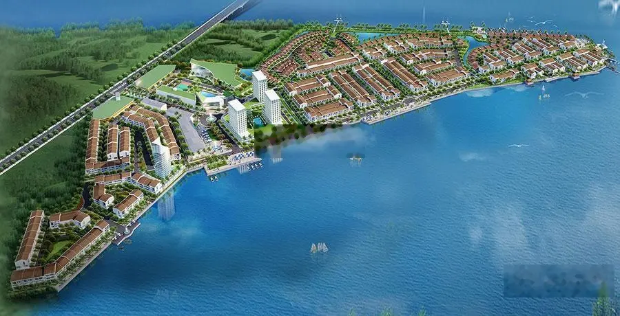 Tiềm năng của dự án Marine City, thông qua hệ thống bản đồ hay sơ đồ phát triển không gian vùng