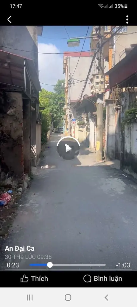 Bán Gấp mảnh đất siêu hiếm Xuân Phương. 50m2 ngõ to ô tô vào nhà,
